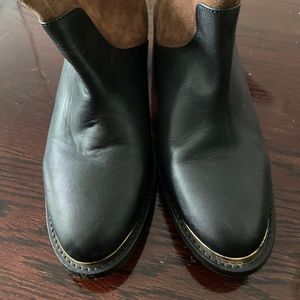 Top shop metal detail leather boots New